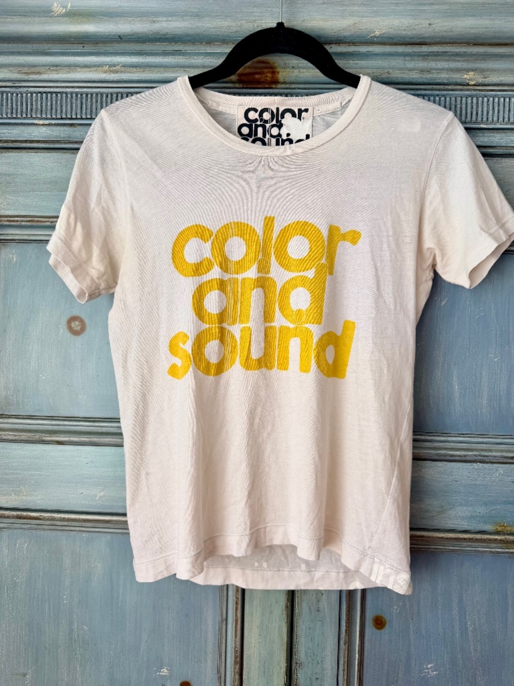 Free City Color and Sound S/S tee in Ivory Size S